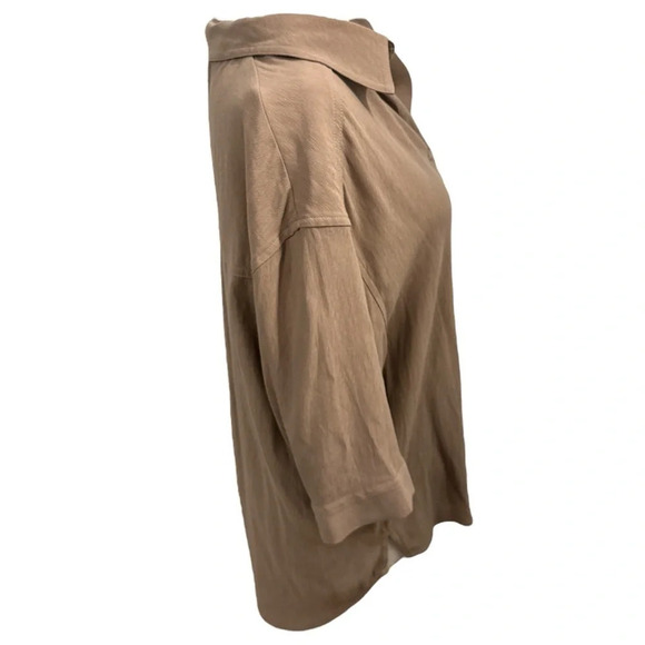 Gentle Fawn Tenille Button Down Collar Shirt in Porcini XS - Picture 5 of 13